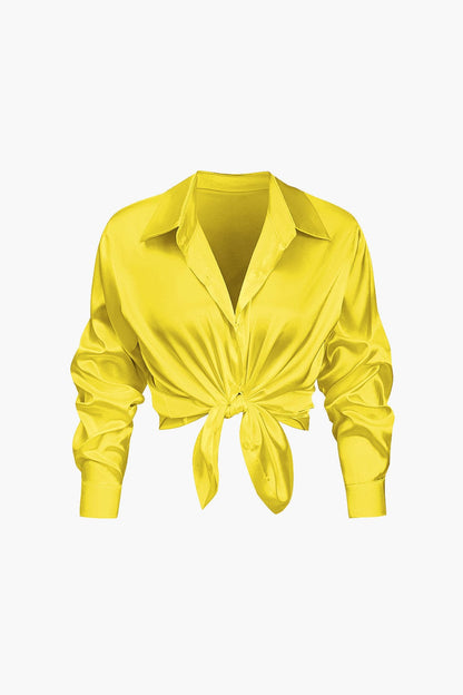 Oversized Lange mouwen damesblouse