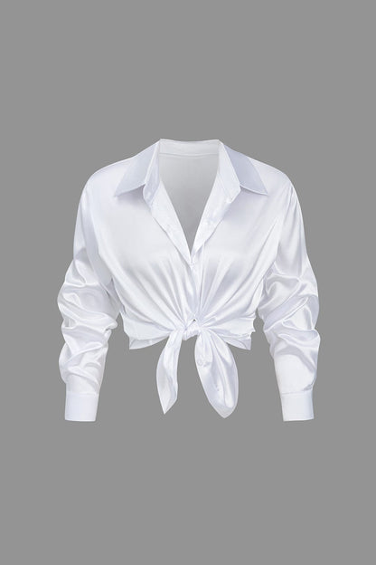 Oversized Lange mouwen damesblouse