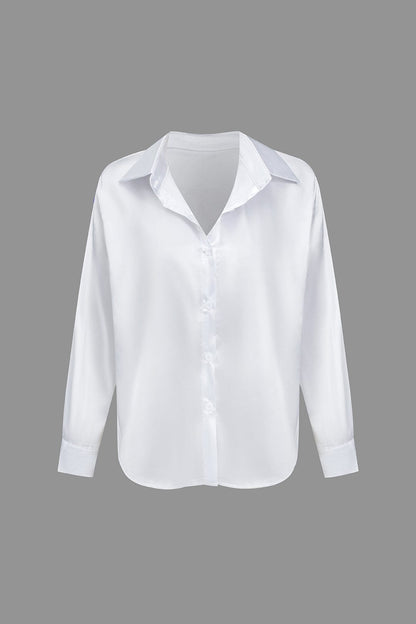 Oversized Lange mouwen damesblouse