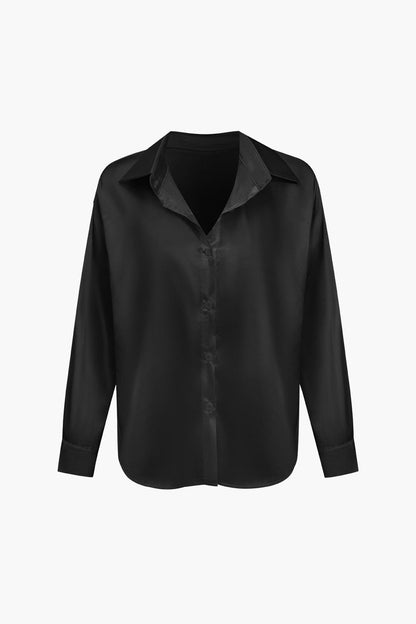 Oversized Lange mouwen damesblouse