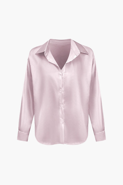 Oversized Lange mouwen damesblouse