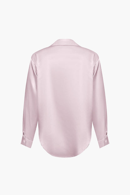 Oversized Lange mouwen damesblouse
