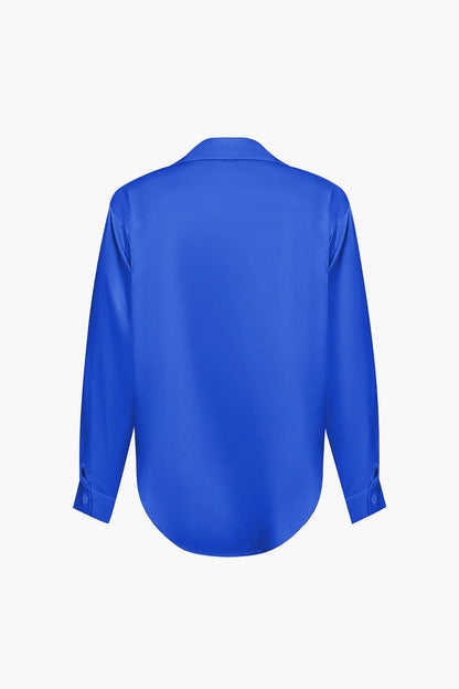 Oversized Lange mouwen damesblouse