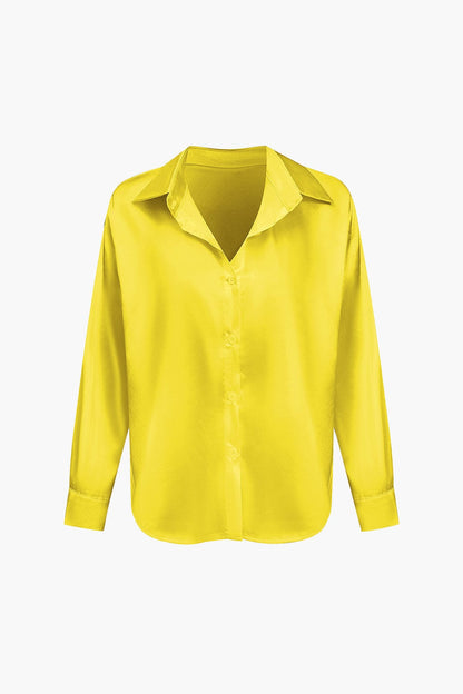 Oversized Lange mouwen damesblouse