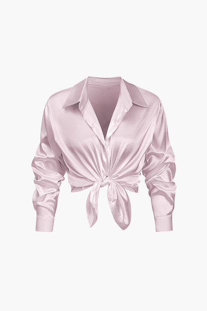 Oversized Lange mouwen damesblouse