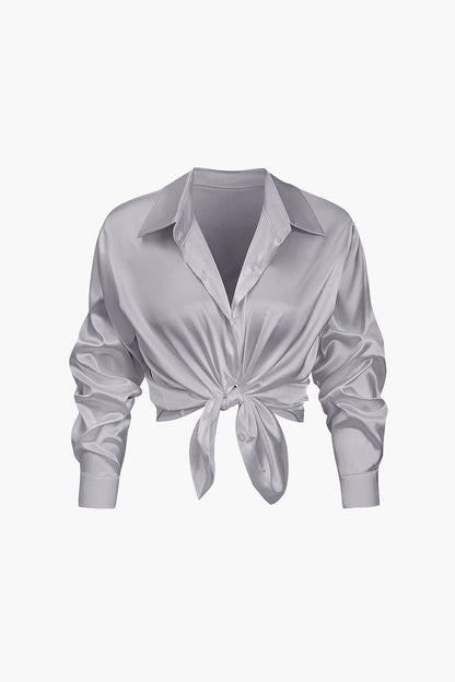 Oversized Lange mouwen damesblouse