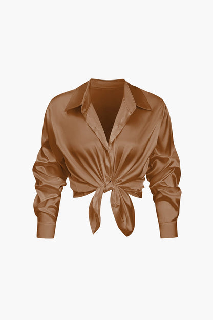 Oversized Lange mouwen damesblouse