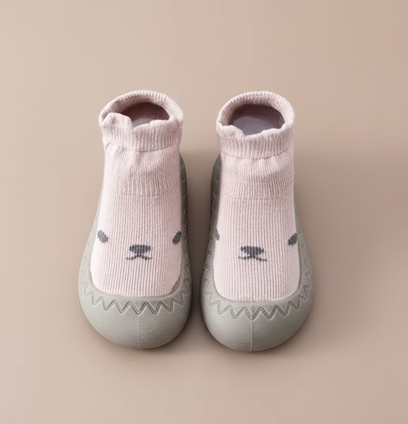 Kinderen baby sokschoentjes met antislipzool 4