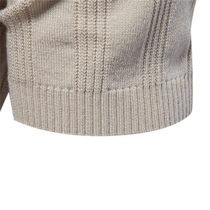Heren Poloshirt Met Reverskraag En Ademend Breisel detailfoto 8