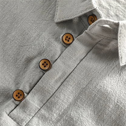 Polo T shirt voor heren met korte mouwen Knoopsluiting
