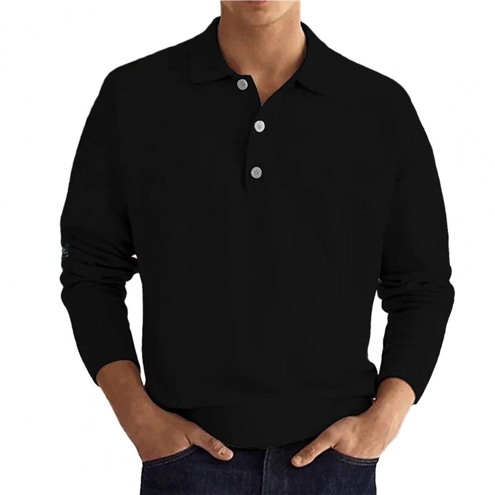 Casual Polo trui met lange mouwen voor heren