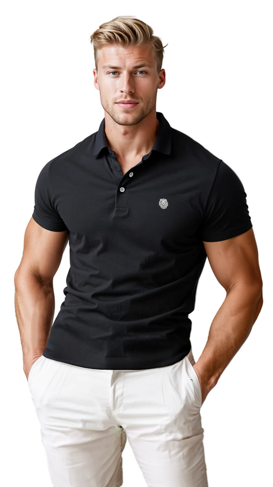 Polo voor heren met korte mouwen Slim fit