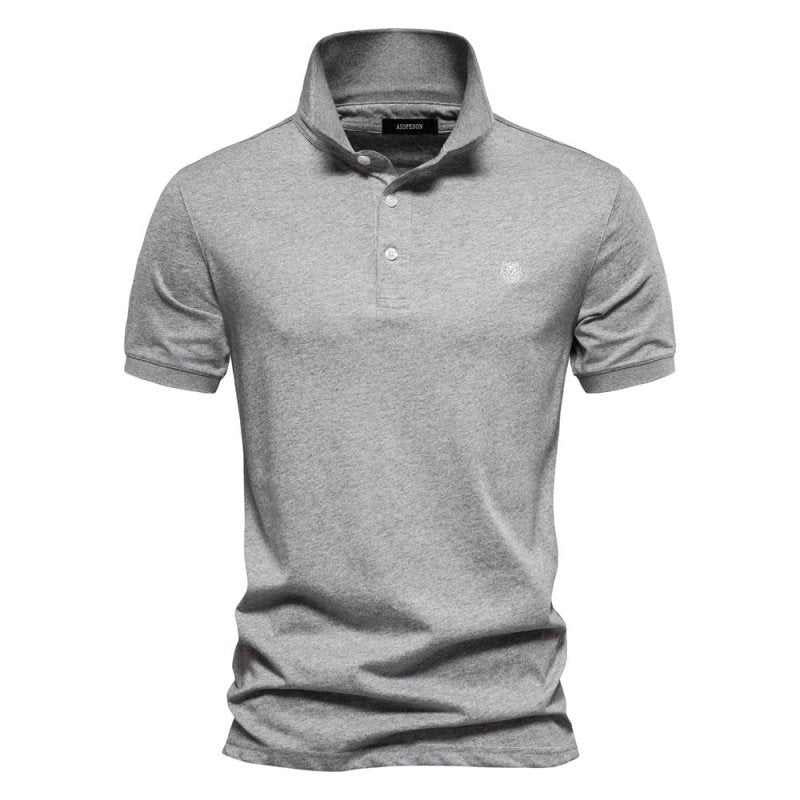 Polo voor heren met korte mouwen Slim fit