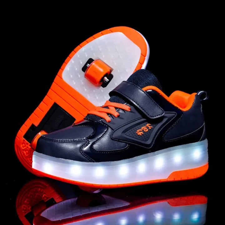 Kinderen rolschaats sneakers met led verlichting 12