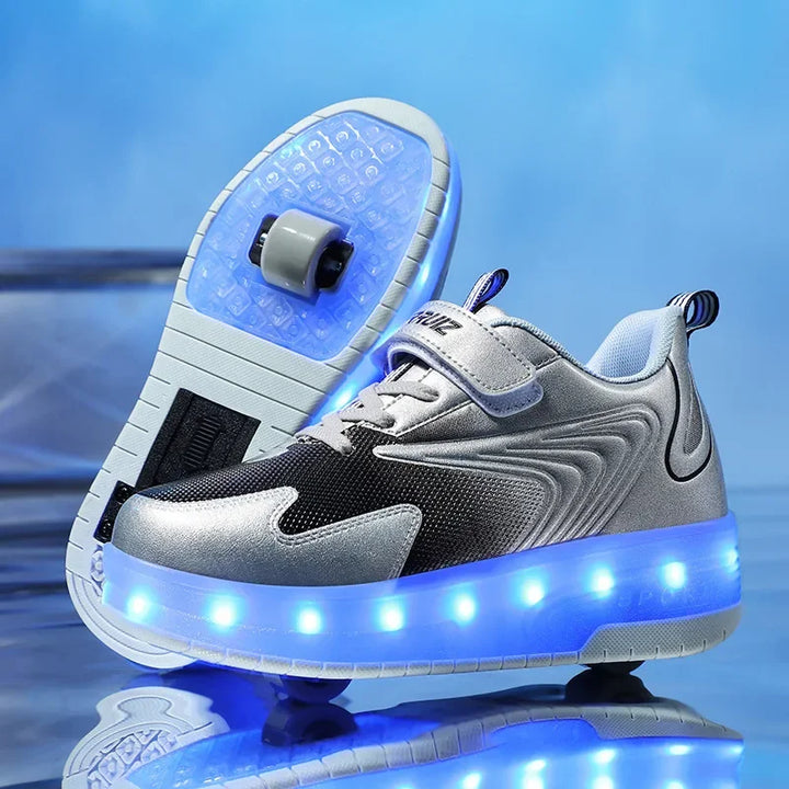 Kinderen rolschaats sneakers met led verlichting 15