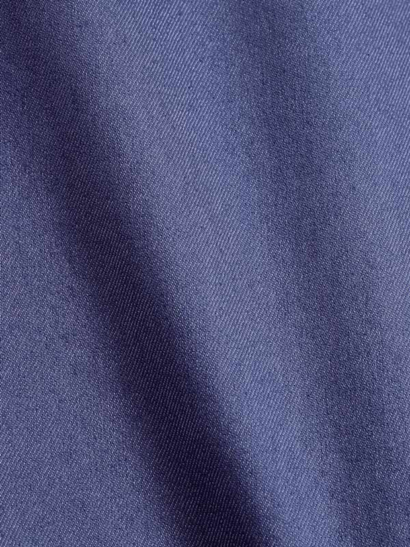 Slim fit chino broek voor heren met riemlussen
