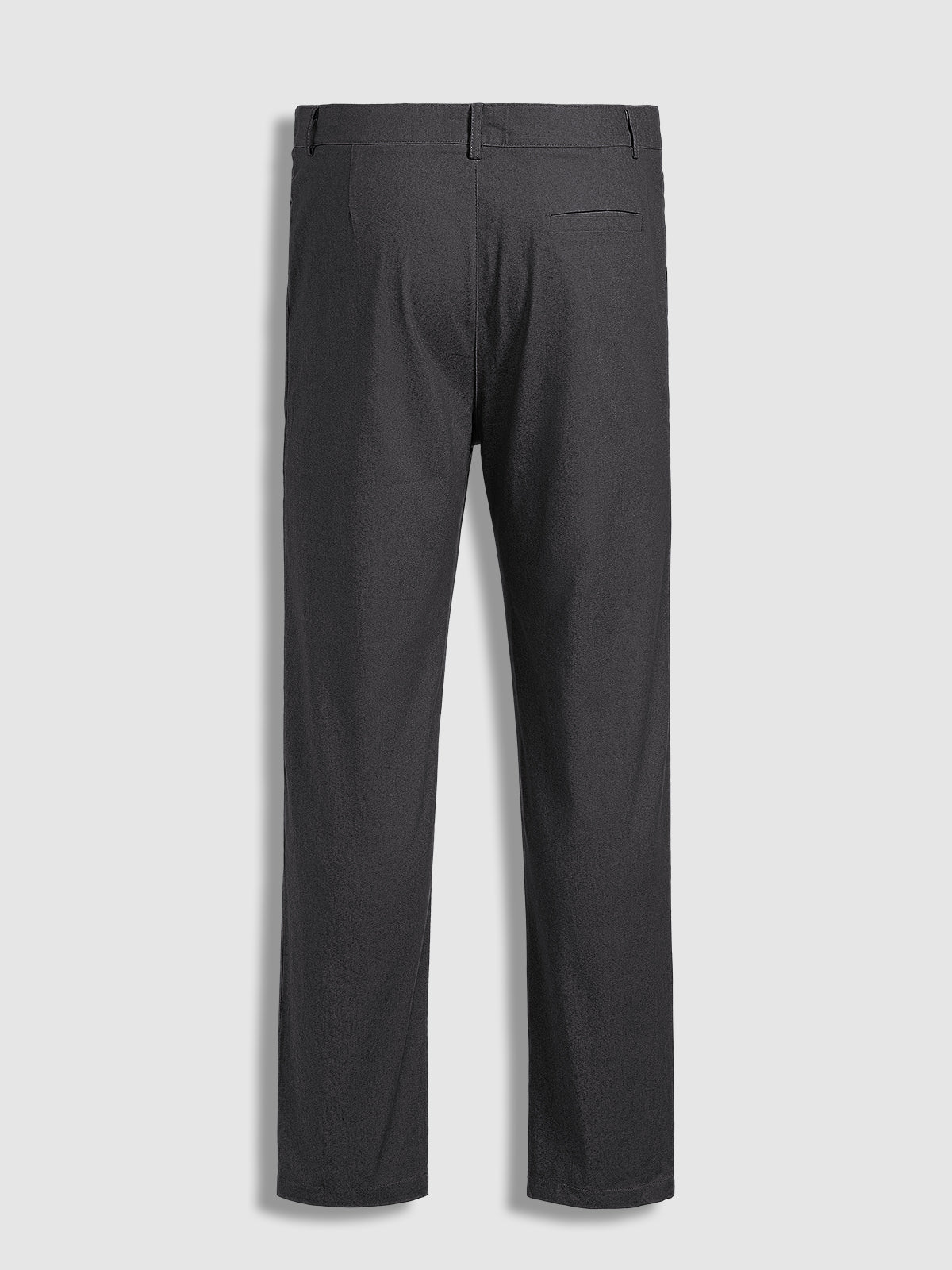 Slim fit chino broek voor heren met riemlussen