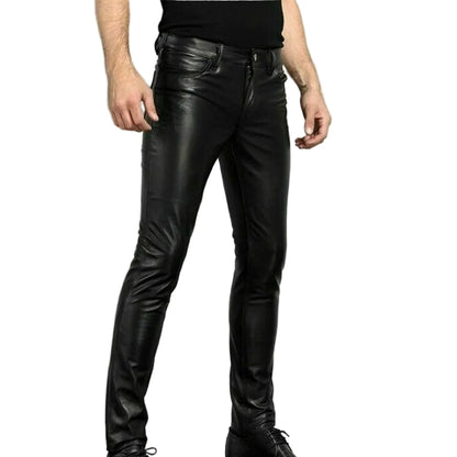Slim fit skinny broek voor heren stretchbroek