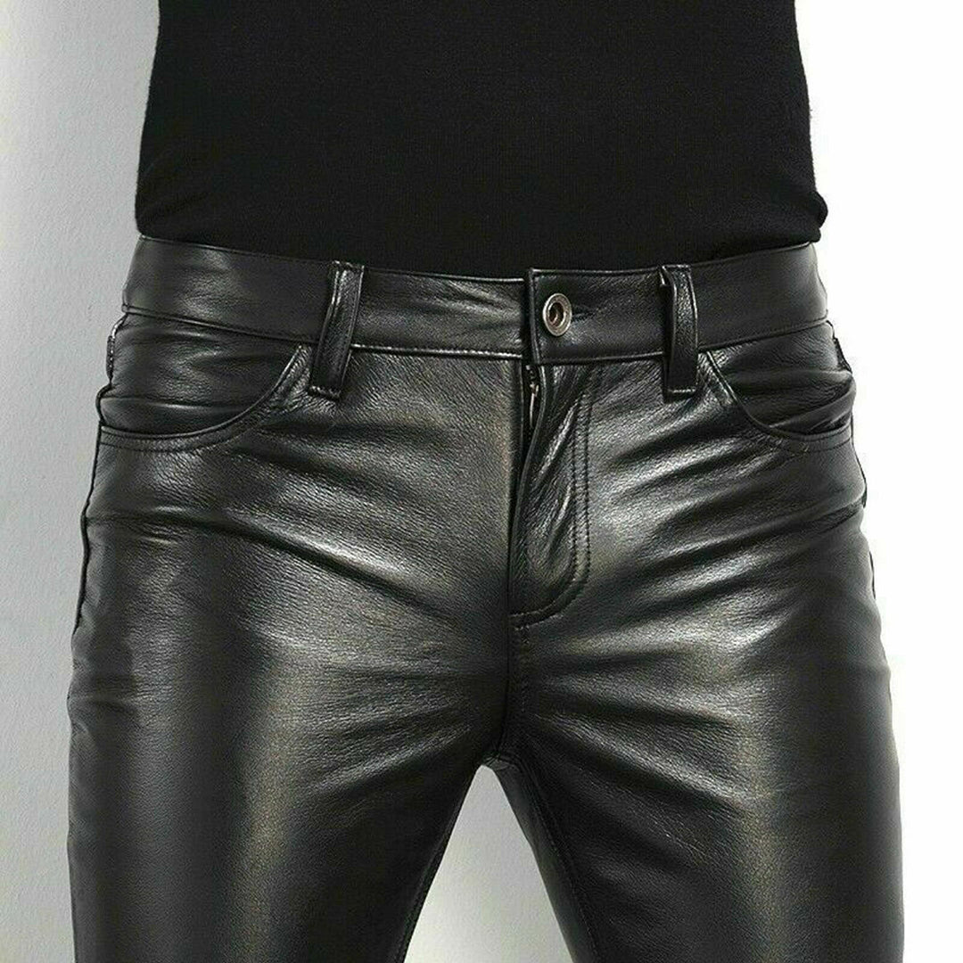 Slim fit skinny broek voor heren stretchbroek