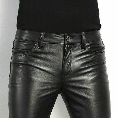 Slim fit skinny broek voor heren stretchbroek