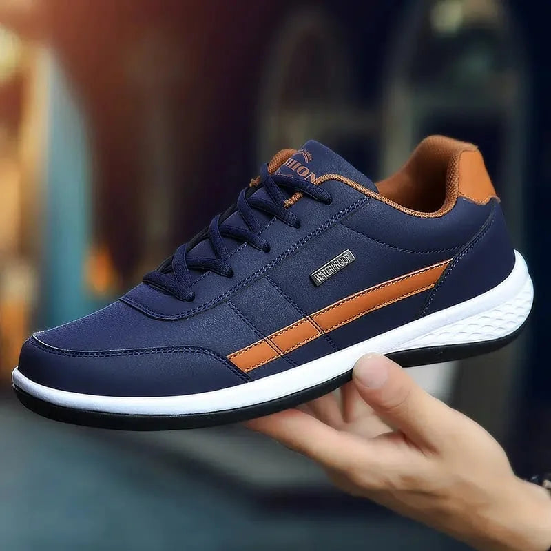 Heren Sneakers Met Gecushionde Zool En Veters detailfoto 3