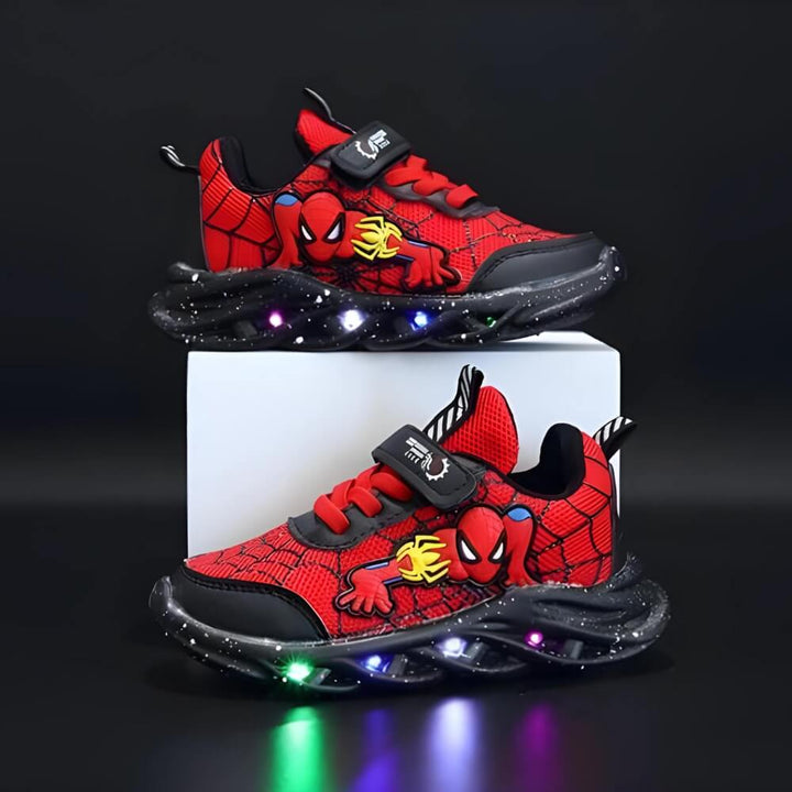 Kinderen led sneakers met klittenband en lichtzool 3