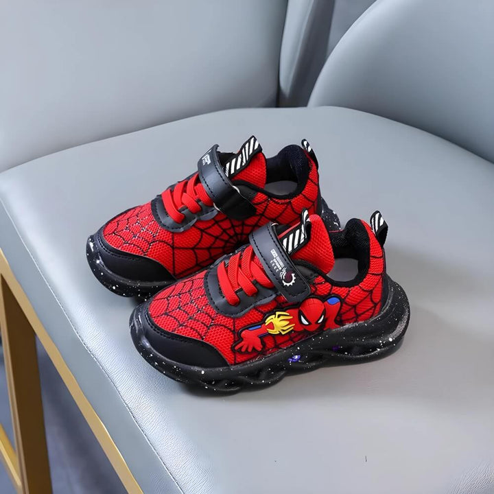 Kinderen led sneakers met klittenband en lichtzool 7