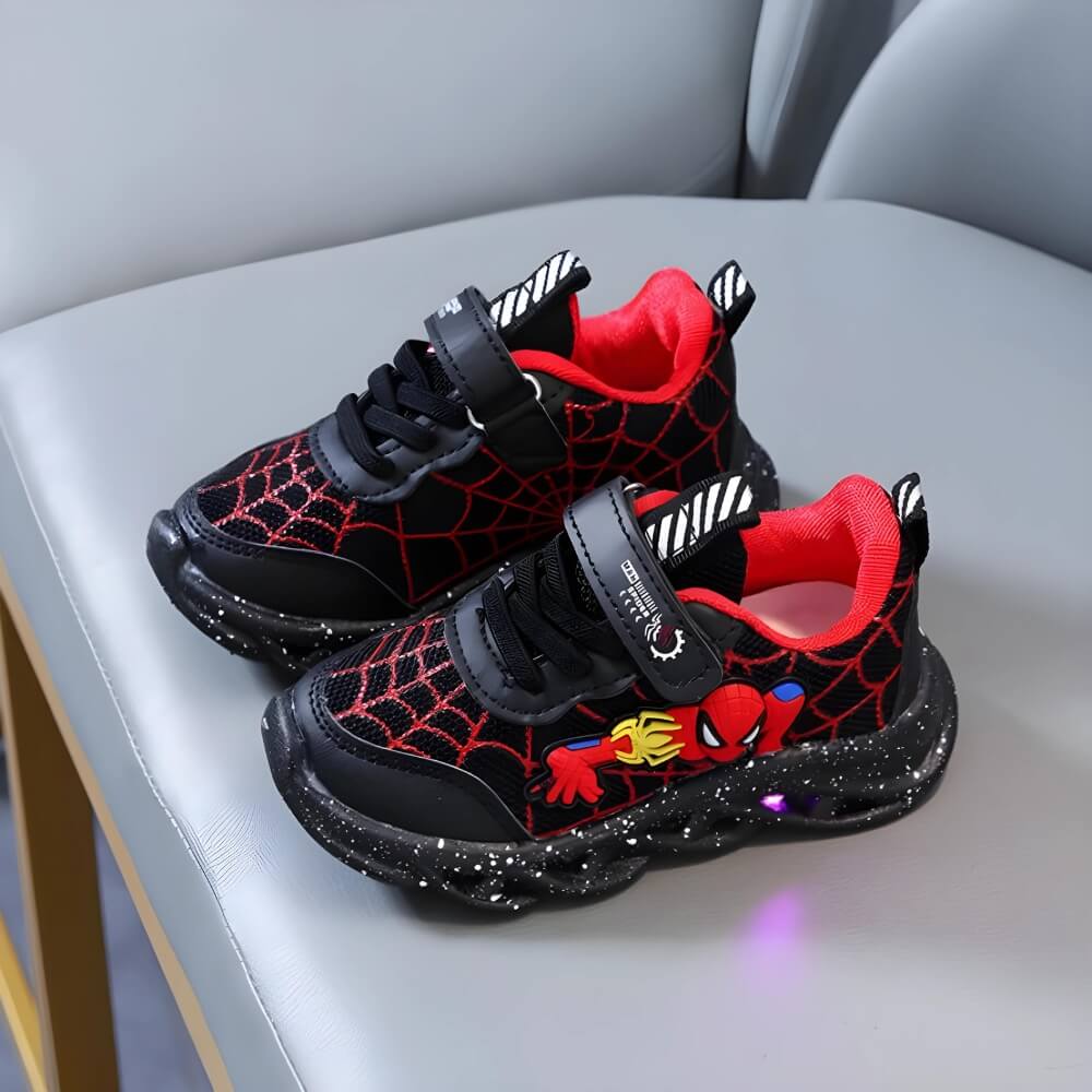 Kinderen led sneakers met klittenband en lichtzool 5