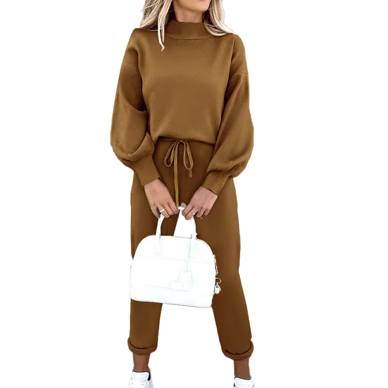Dames huispak met oversized top en rechte broek Modehuis-Nederland