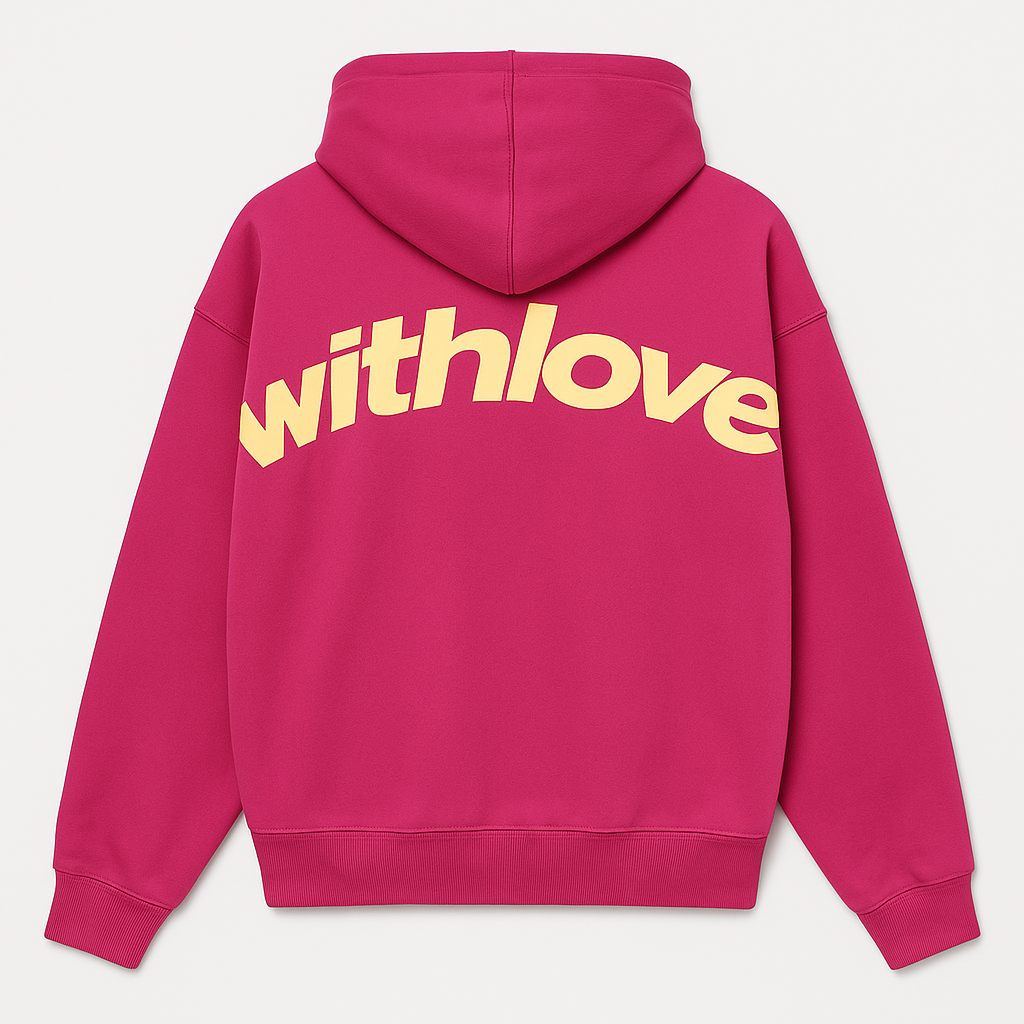 Unisex Oversized Cropped Hoodie Trui