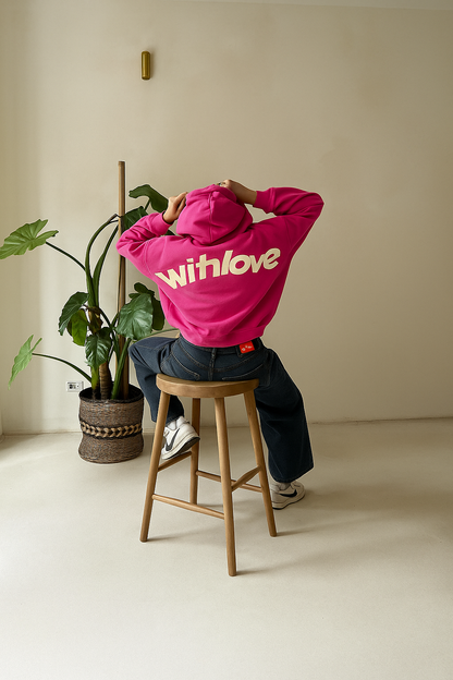 Unisex Oversized Cropped Hoodie Trui