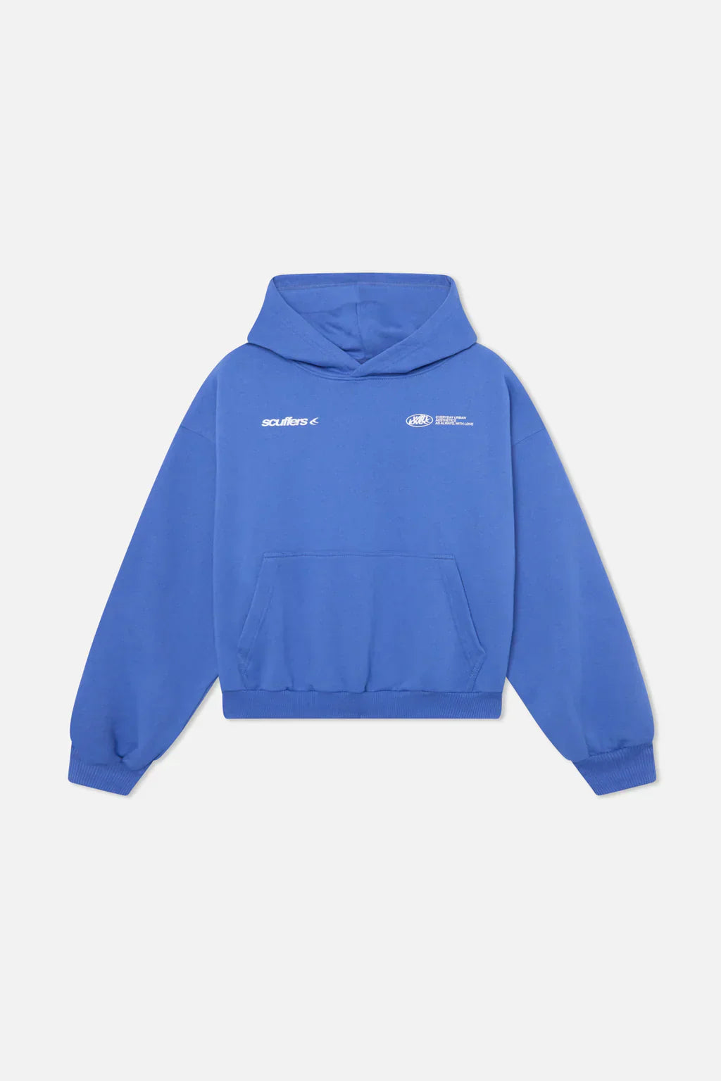 Unisex Oversized Cropped Hoodie Trui