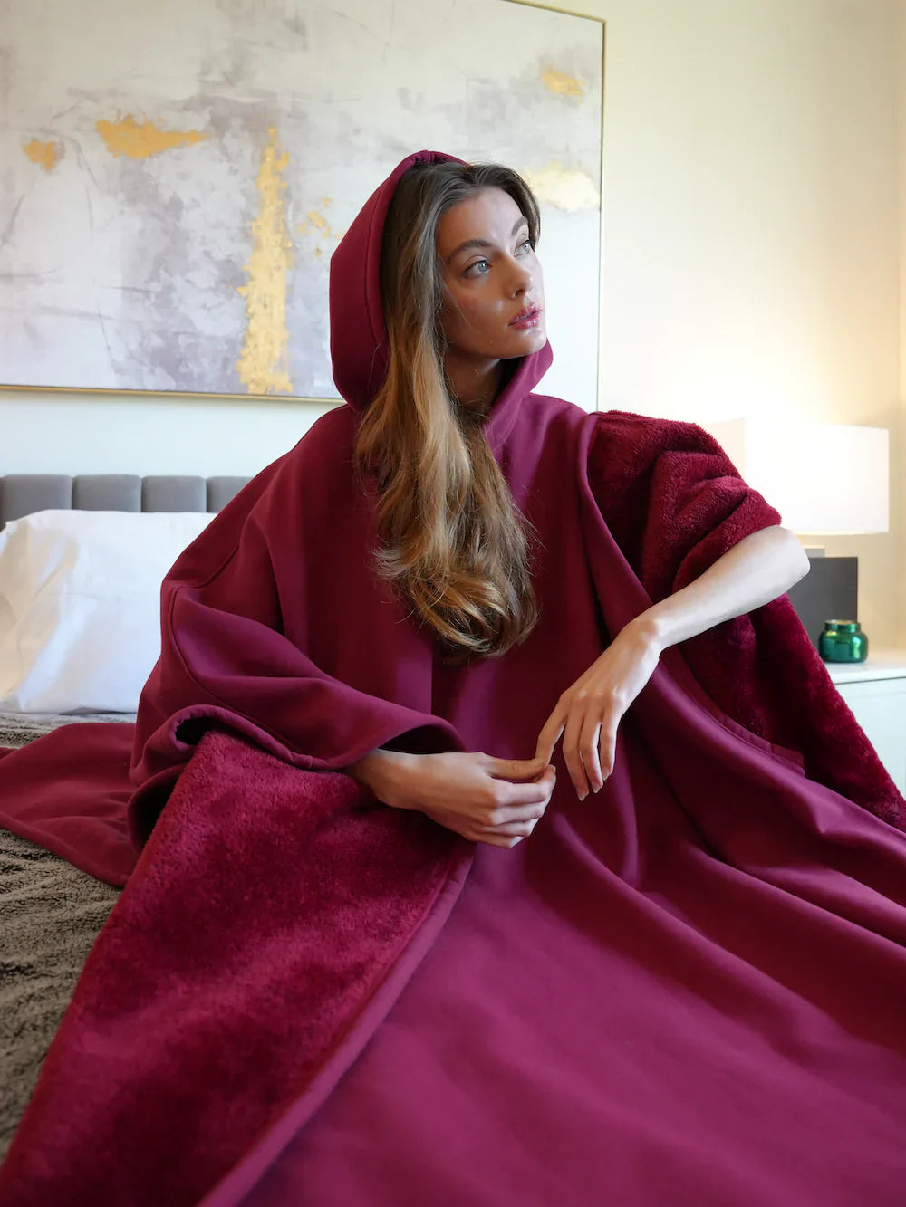 Eden Hoodie Blanket – Jouw Cocoon van Comfort Velora-Amsterdam