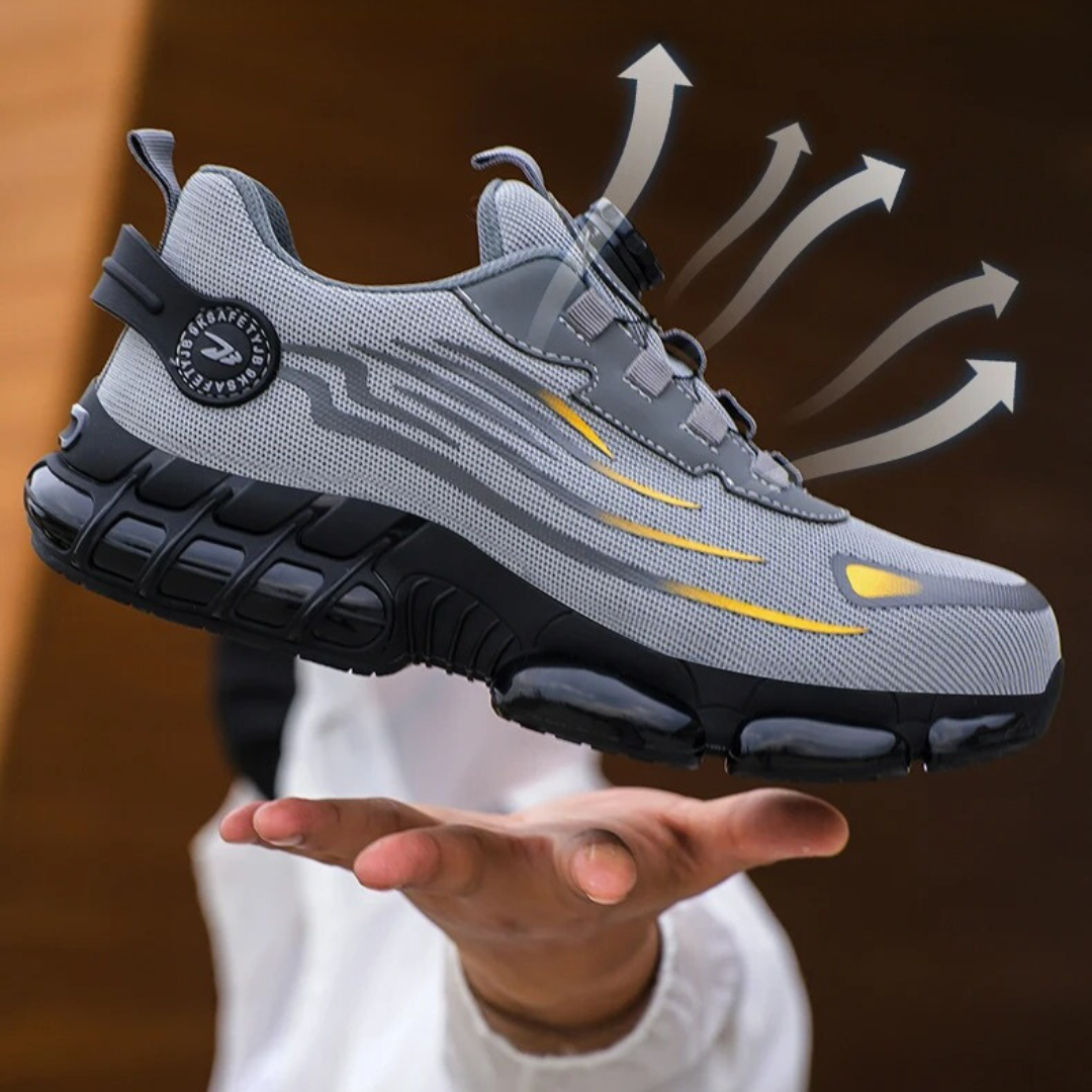 Heren Werkschoenen Met Antislipzool En Draaisluiting detailfoto 3