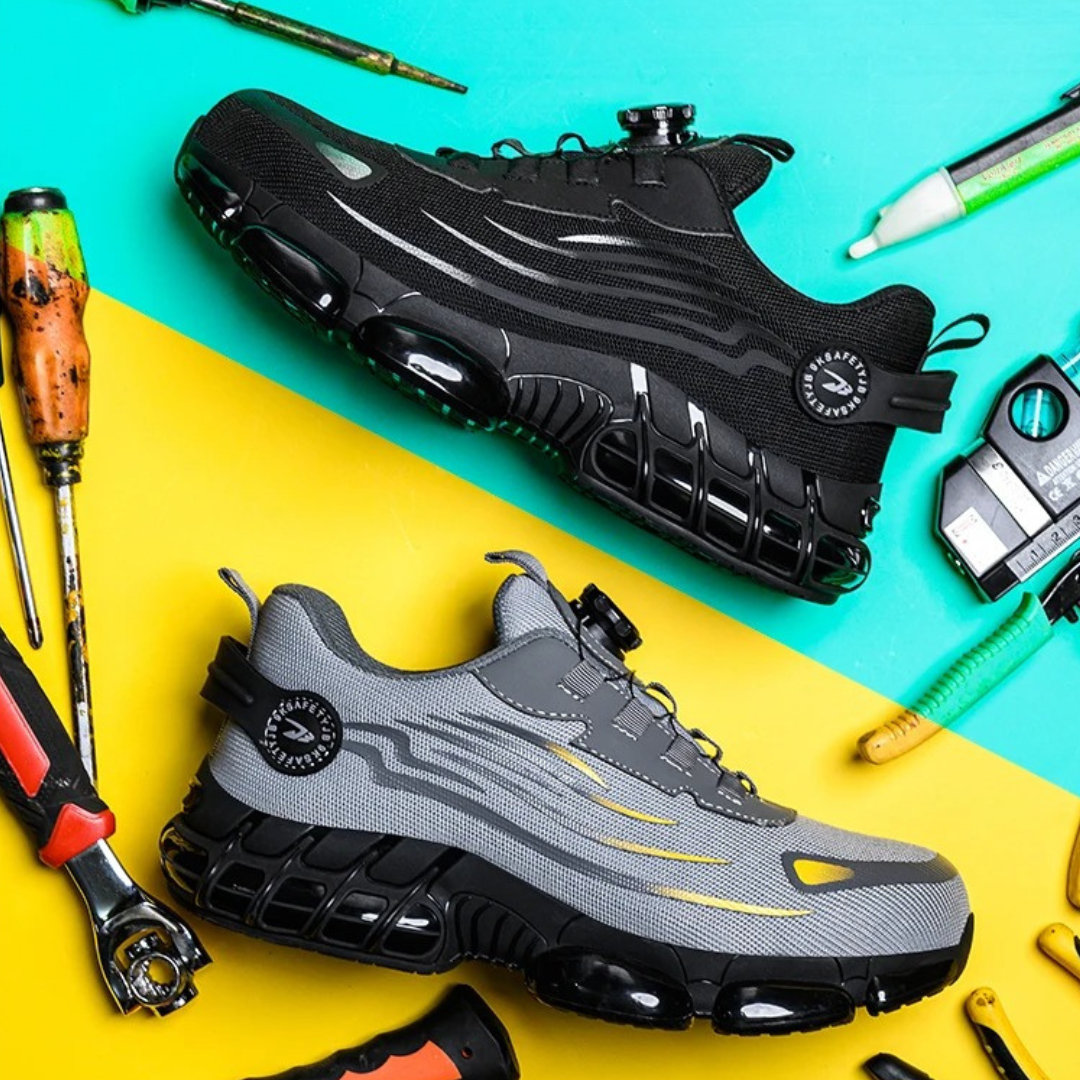 Heren Werkschoenen Met Antislipzool En Draaisluiting detailfoto 4