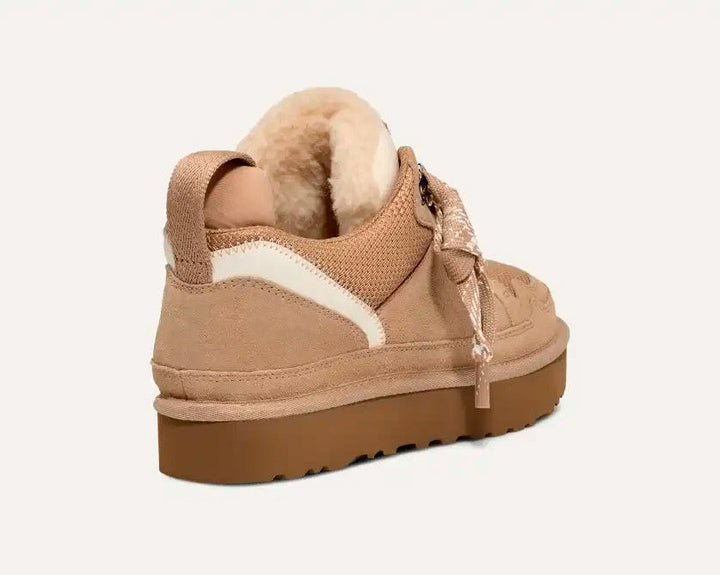 Dames Gevoerde Sneakers Met Plateauzool En Brede Veters detailfoto 2
