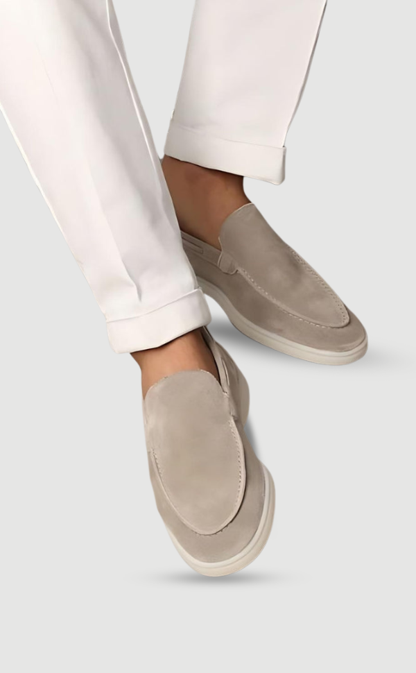 Heren suède veterschoenen in minimalistisch ontwerp 2