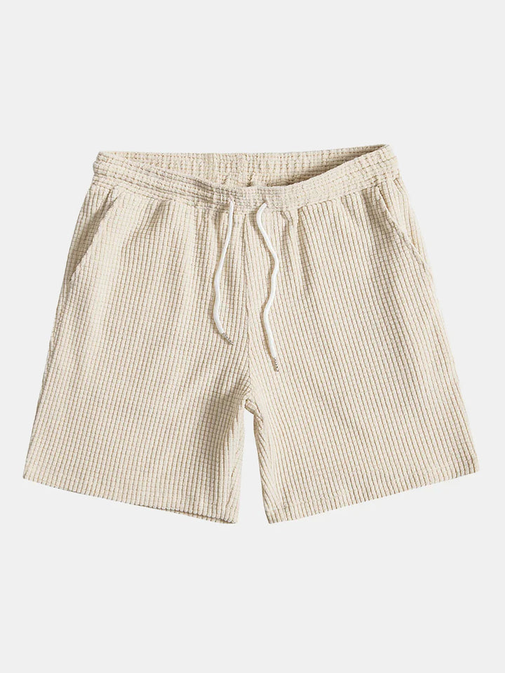 Heren Zomerset Met Ribpatroon En Korte Mouwen detailfoto 5