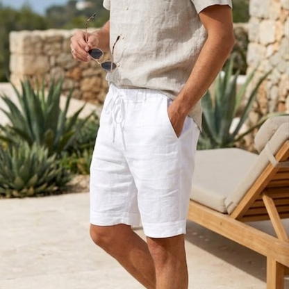 Zomershorts voor heren met trekkoord Losse pasvorm Modehuis-Nederland