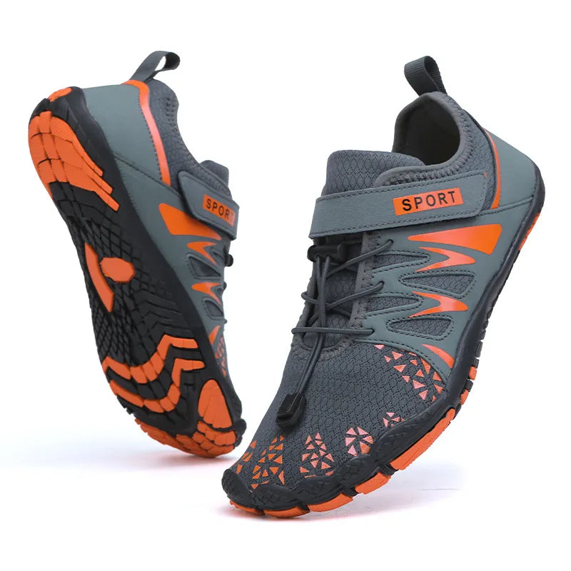 Heren waterschoenen met elastische veters en profielzool 3