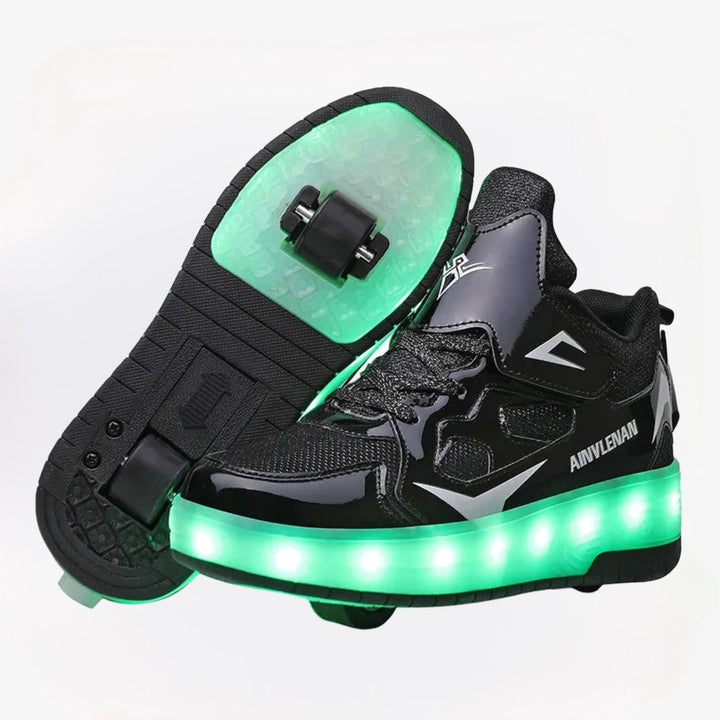 Kinderen rolschaats sneakers met led verlichting