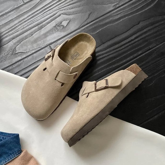 Dames sandalen met twee brede bandjes 8