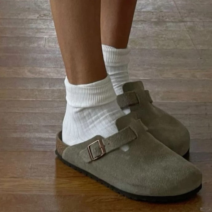 Dames sandalen met twee brede bandjes 3