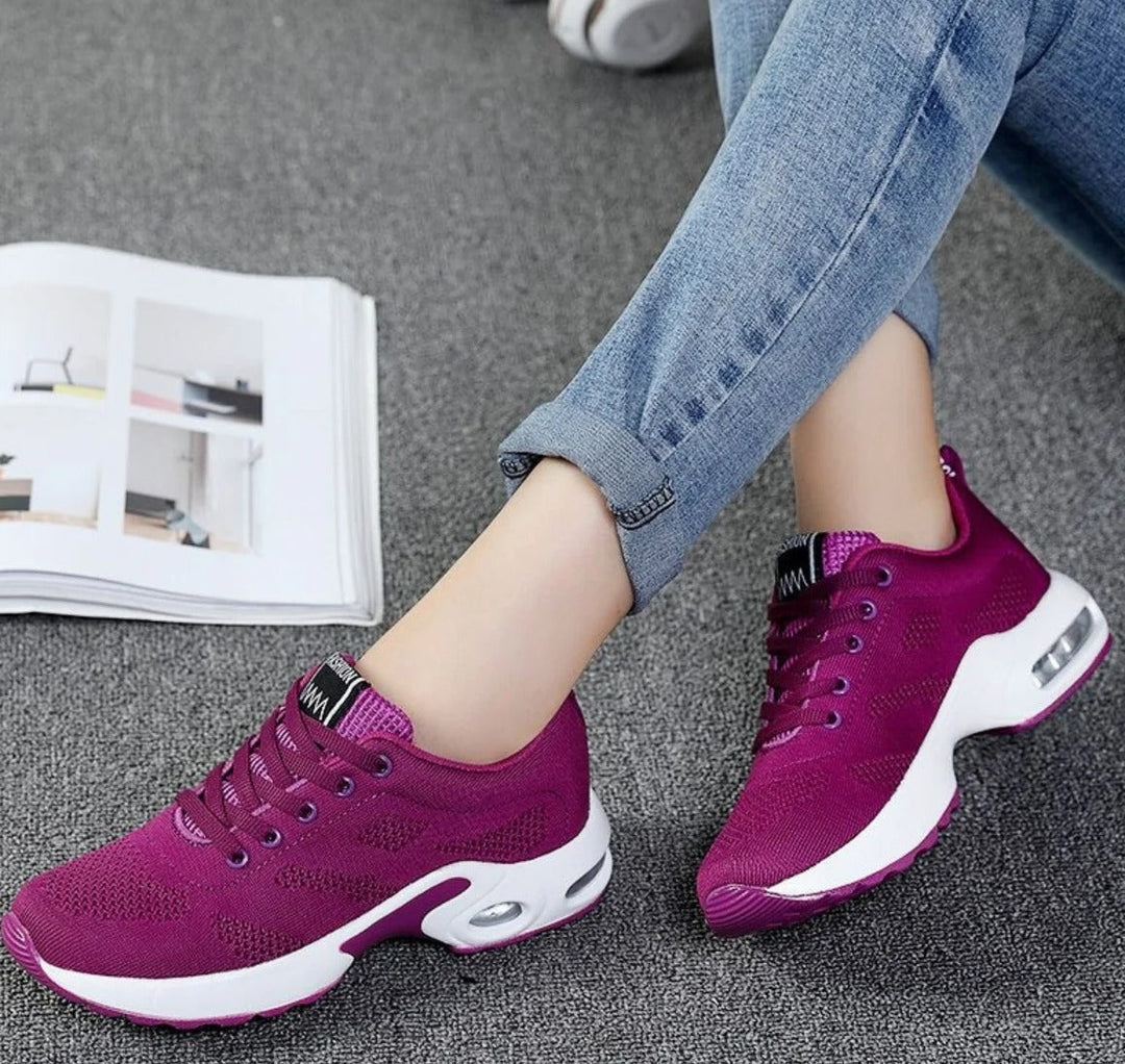 Dames orthopedische sneakers met dempende zool - afbeelding 6