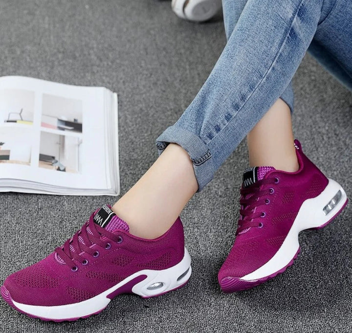 Dames orthopedische sneakers met dempende zool - afbeelding 6