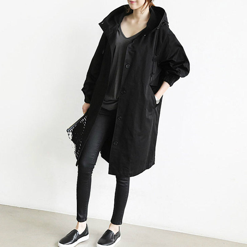 Dames wind- en waterdichte trenchcoat - afbeelding 7