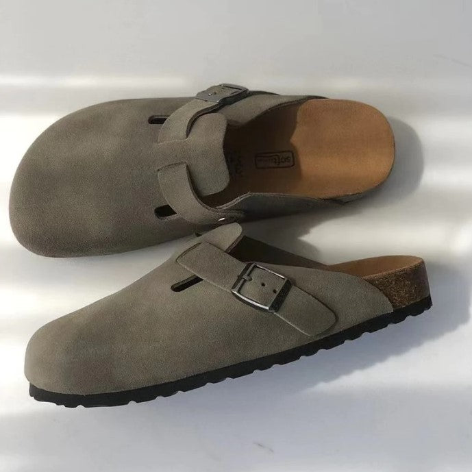 Dames sandalen met twee brede bandjes 7