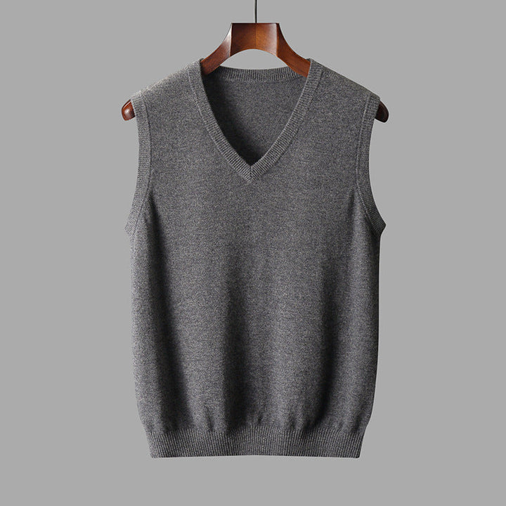 Heren spencer vest met V-hals - afbeelding 4
