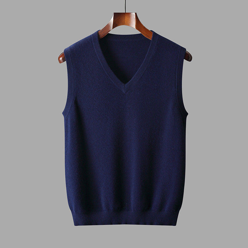 Heren spencer vest met V-hals - afbeelding 7