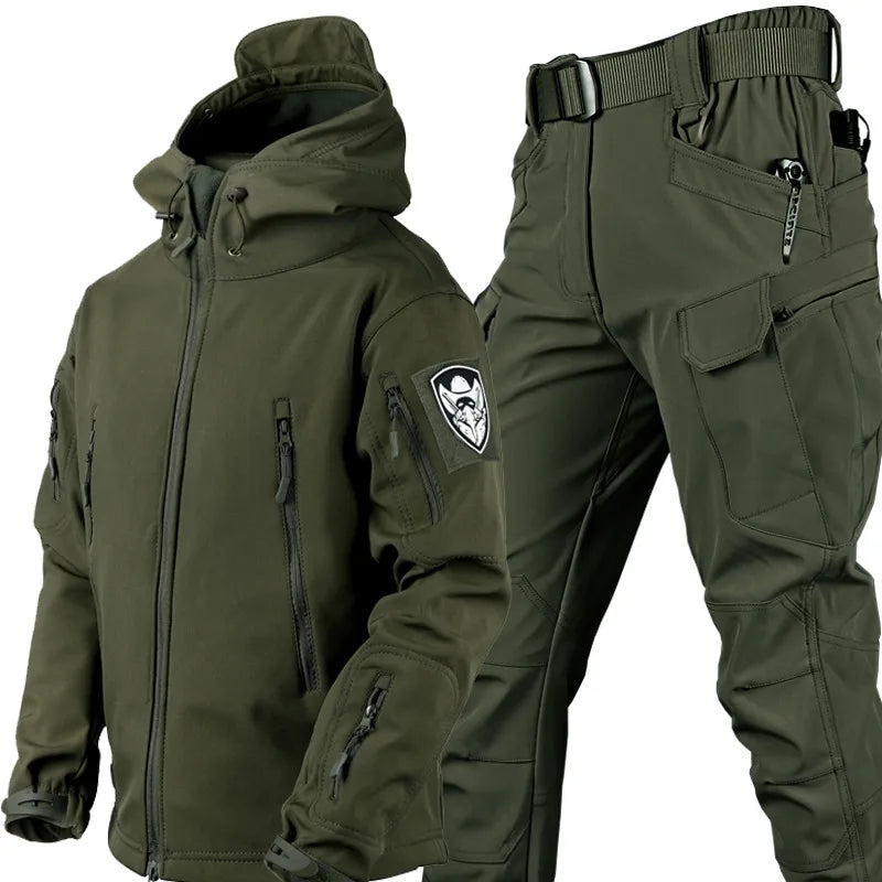 Heren outdoor set met jas en broek - afbeelding 4